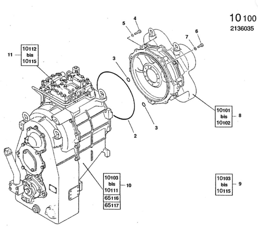 New Holland 4608299 - 4608298 Converter - Caja de cambios para Maquinaria de construcción: foto 1 New Holland 4608299 - 4608298 Converter - Caja de cambios para Maquinaria de construcción: foto 1