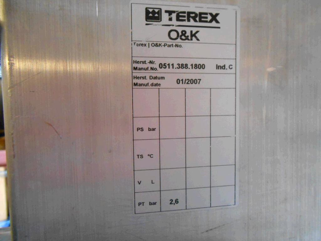 Terex O&K 6002157 - Intercooler para Maquinaria de construcción: foto 5 Terex O&K 6002157 - Intercooler para Maquinaria de construcción: foto 5