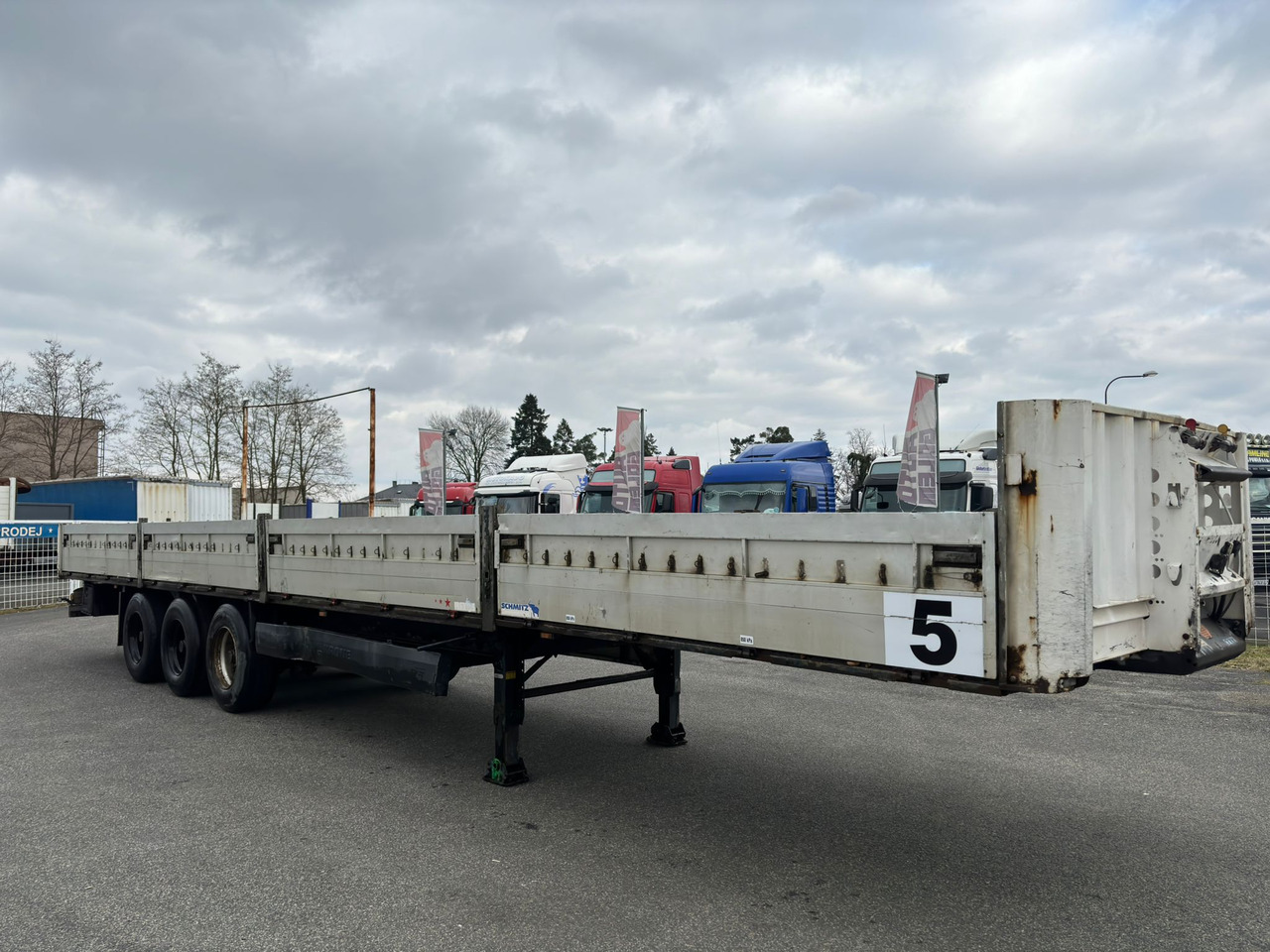 KRONE SD P - Semirremolque plataforma/ Caja abierta: foto 3 KRONE SD P - Semirremolque plataforma/ Caja abierta: foto 3