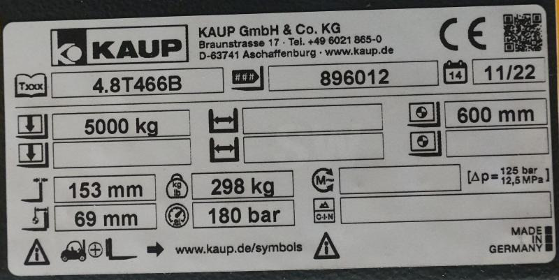 KAUP 4,8T466B - Horquillas: foto 4 KAUP 4,8T466B - Horquillas: foto 4