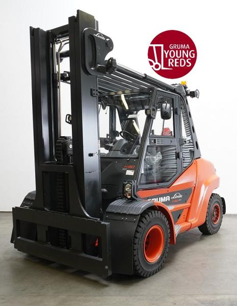 Linde H 80 D/900 EVO 396-03 - Carretilla elevadora diésel: foto 1 Linde H 80 D/900 EVO 396-03 - Carretilla elevadora diésel: foto 1