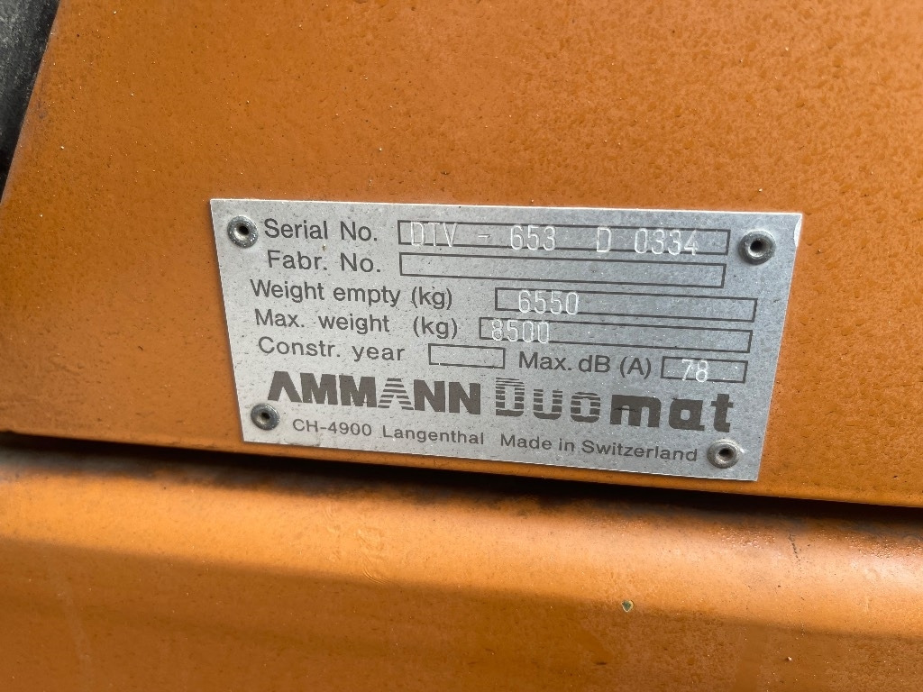 Ammann DTV 653 D - Apisonadora de asfalto: foto 4 Ammann DTV 653 D - Apisonadora de asfalto: foto 4