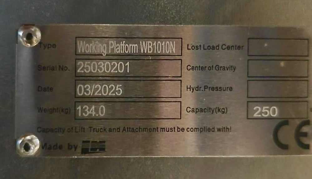 Implemento para Equipo de manutención PLATAFORMA DE TRABAJO: foto 9 Implemento para Equipo de manutención PLATAFORMA DE TRABAJO: foto 9