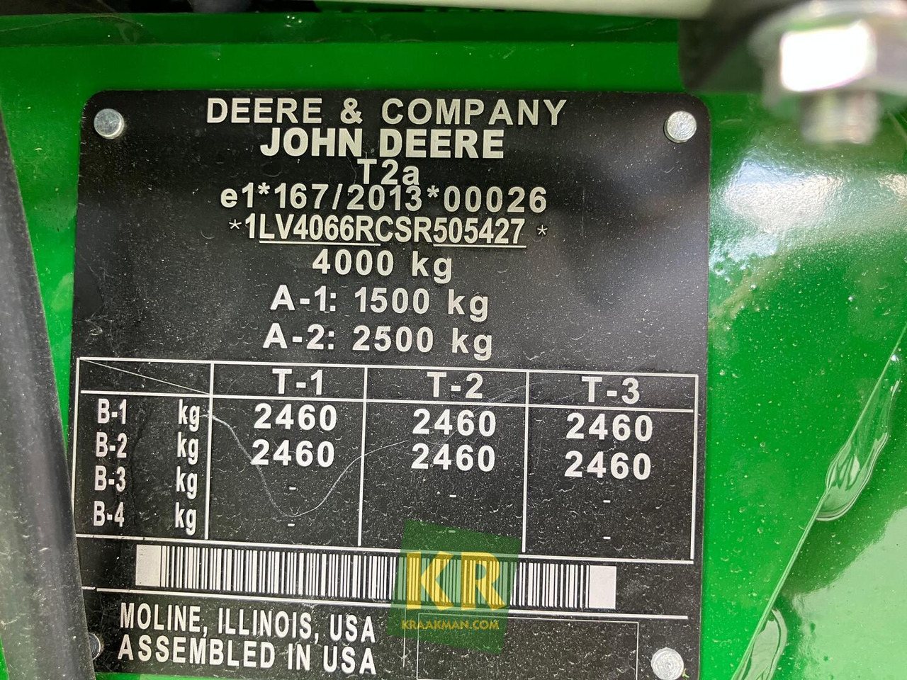 Mini tractor nuevo John Deere 4066R: foto 10