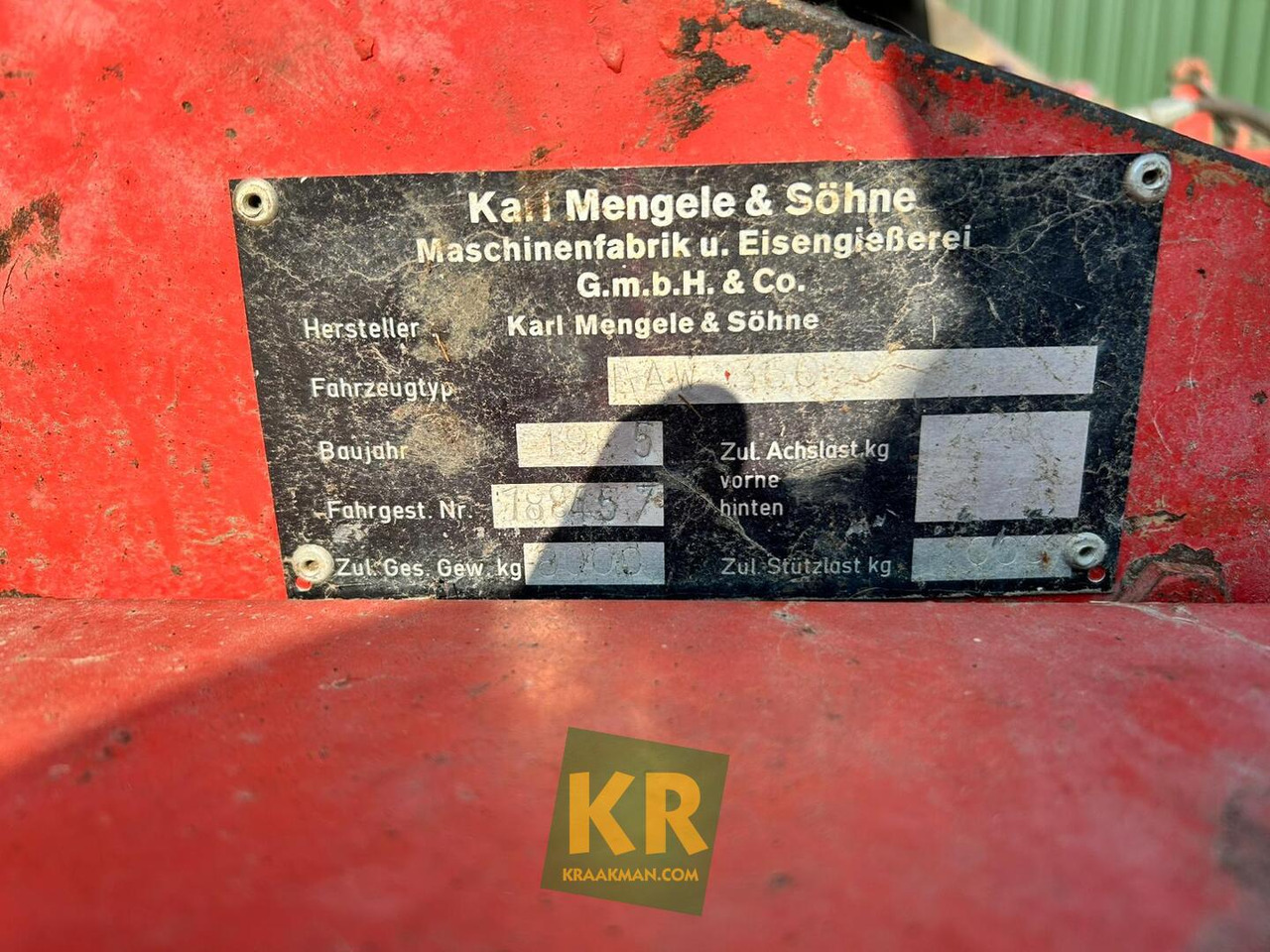 Mengele Overig - Remolque autocargador: foto 3 Mengele Overig - Remolque autocargador: foto 3