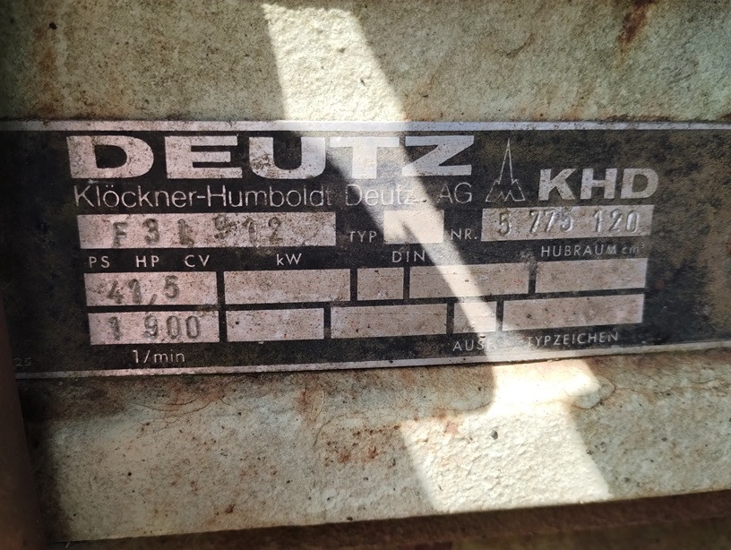 SILNIK Deutz F3 L 912 - Motor y piezas para Maquinaria de construcción: foto 2 SILNIK Deutz F3 L 912 - Motor y piezas para Maquinaria de construcción: foto 2