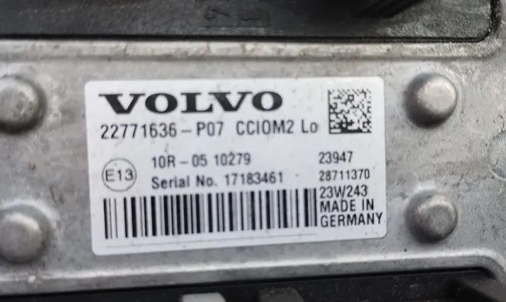 Sterownik Moduł CCIOM2 VOLVO FH 2023 22771636 P07 - Sistema eléctrico para Camión: foto 2 Sterownik Moduł CCIOM2 VOLVO FH 2023 22771636 P07 - Sistema eléctrico para Camión: foto 2