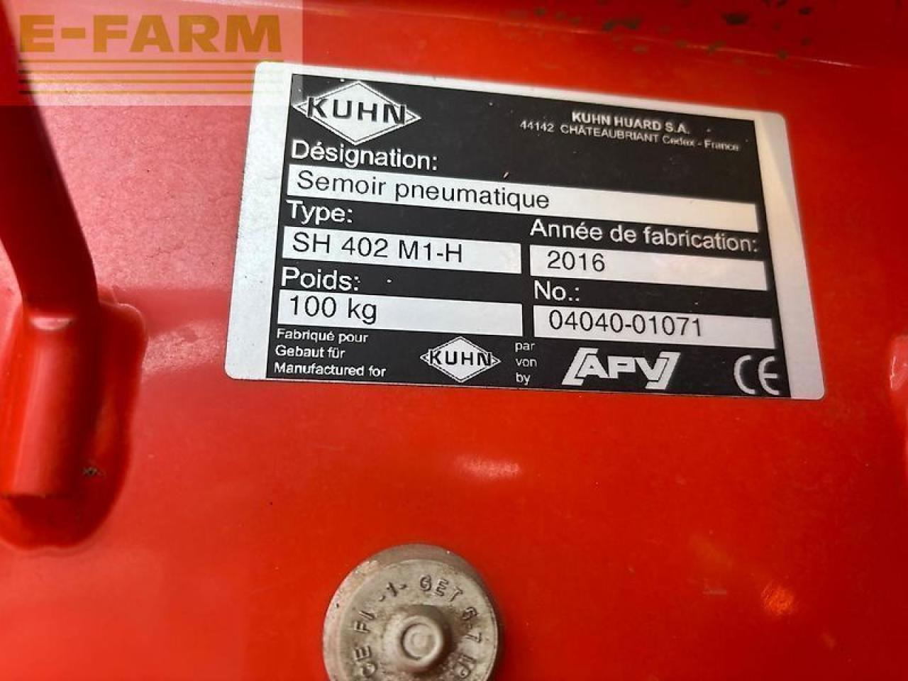 Amazone 6003-2 - Sembradora: foto 4 Amazone 6003-2 - Sembradora: foto 4