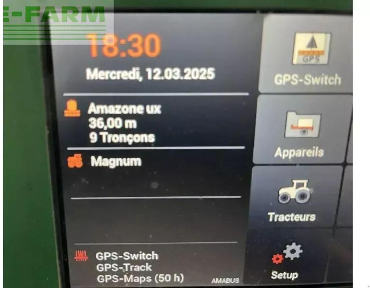 Amazone ux 3200 - Pulverizador arrastrado: foto 4 Amazone ux 3200 - Pulverizador arrastrado: foto 4
