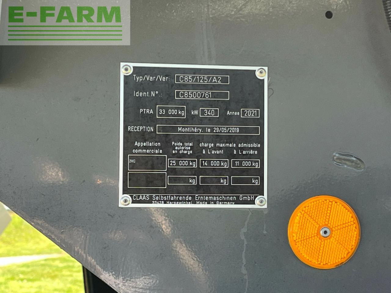 Cosechadora de granos CLAAS lexion 7500 (c85/125): foto 11