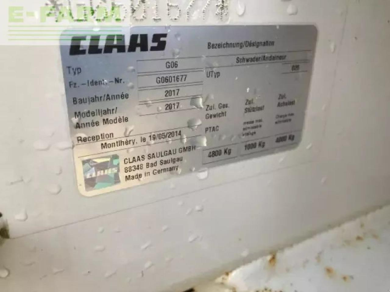 CLAAS liner 3600 hha - Henificadora: foto 4 CLAAS liner 3600 hha - Henificadora: foto 4