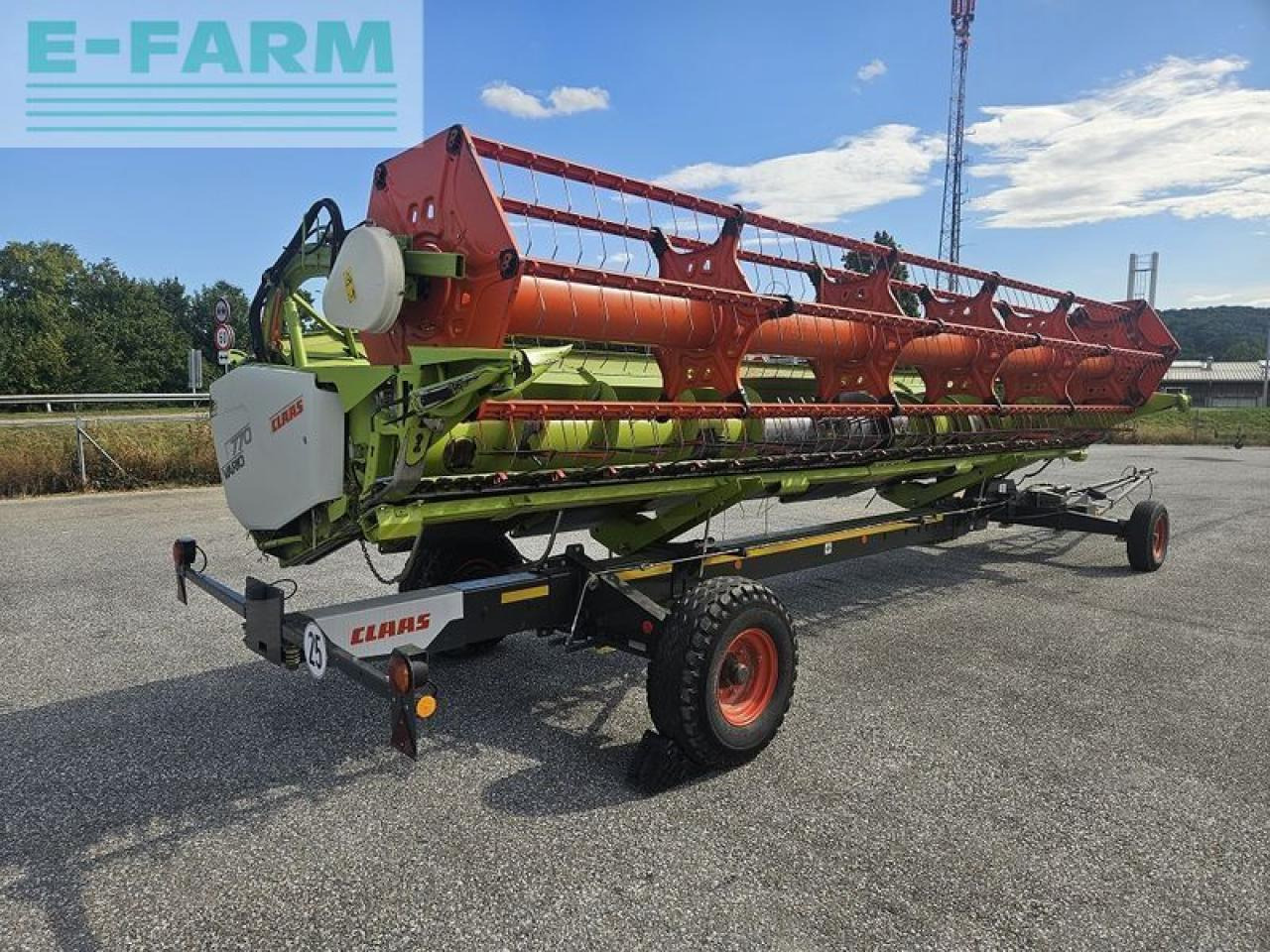 CLAAS vario 770 + rapstrenner + transportwagen - Cabezal de grano: foto 5 CLAAS vario 770 + rapstrenner + transportwagen - Cabezal de grano: foto 5