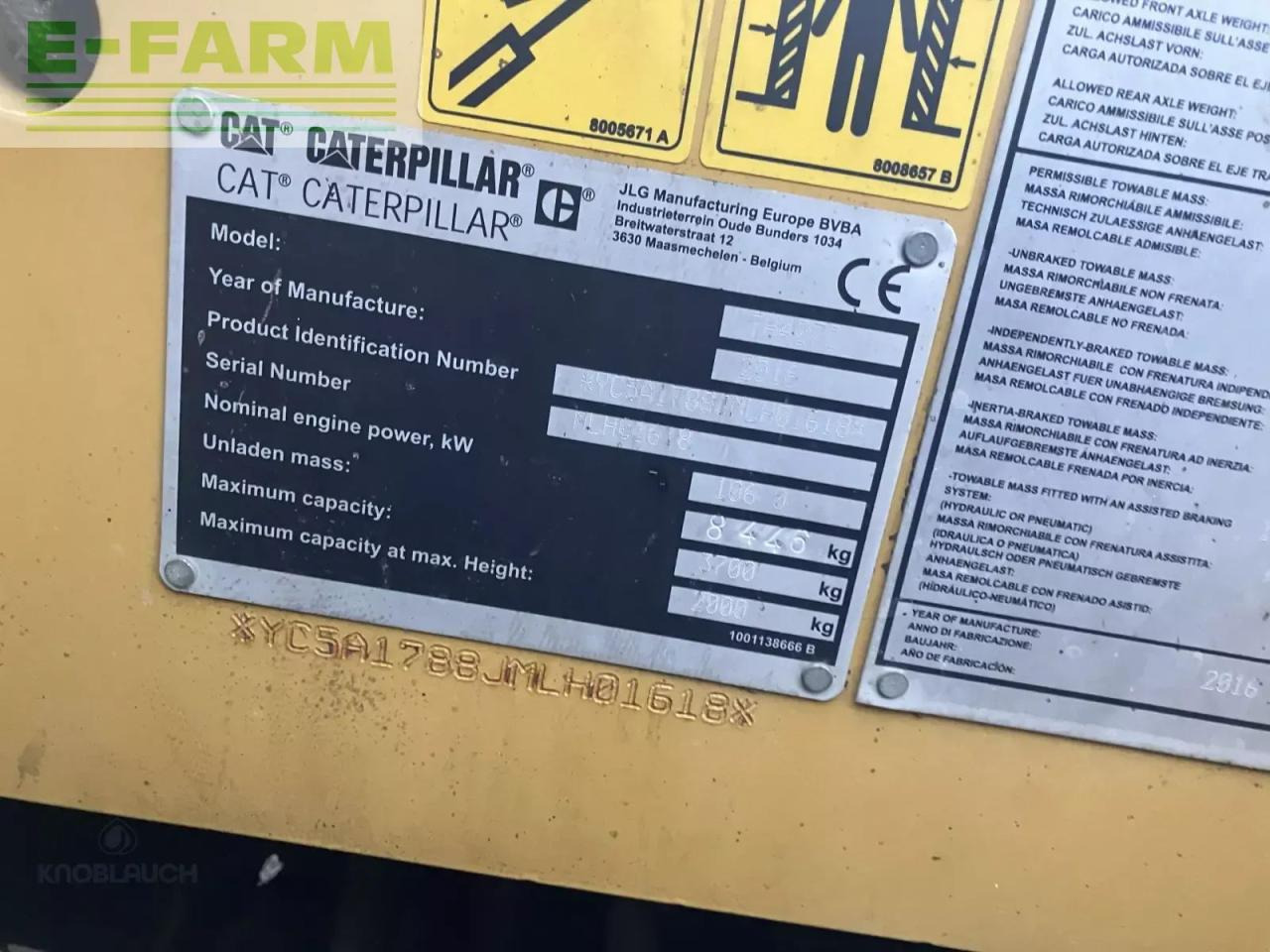 Manipulador telescópico Caterpillar th 407: foto 11
