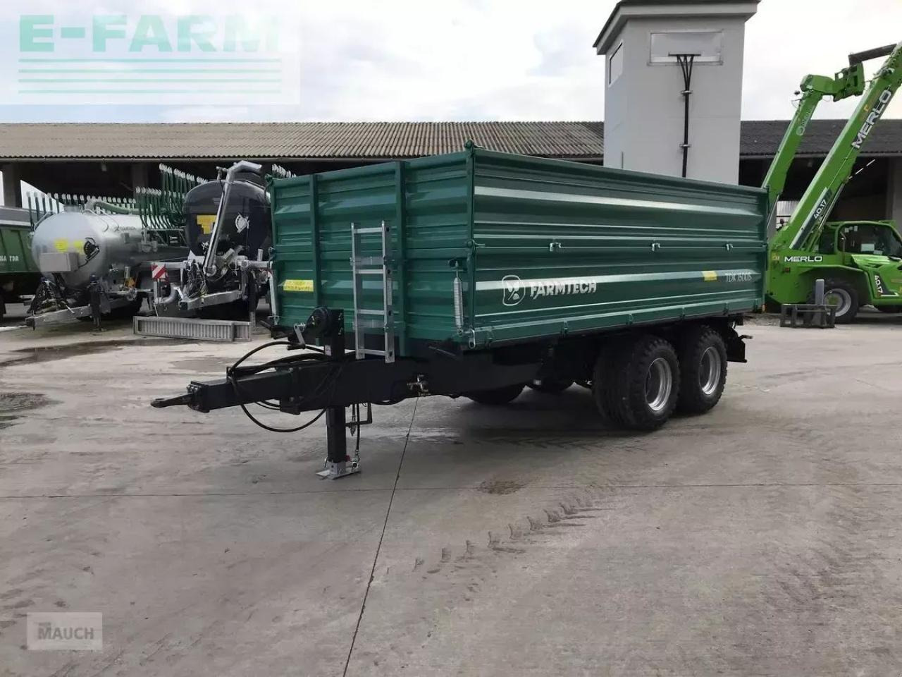 Remolque volquete agrícola Farmtech tdk 1500 s: foto 7