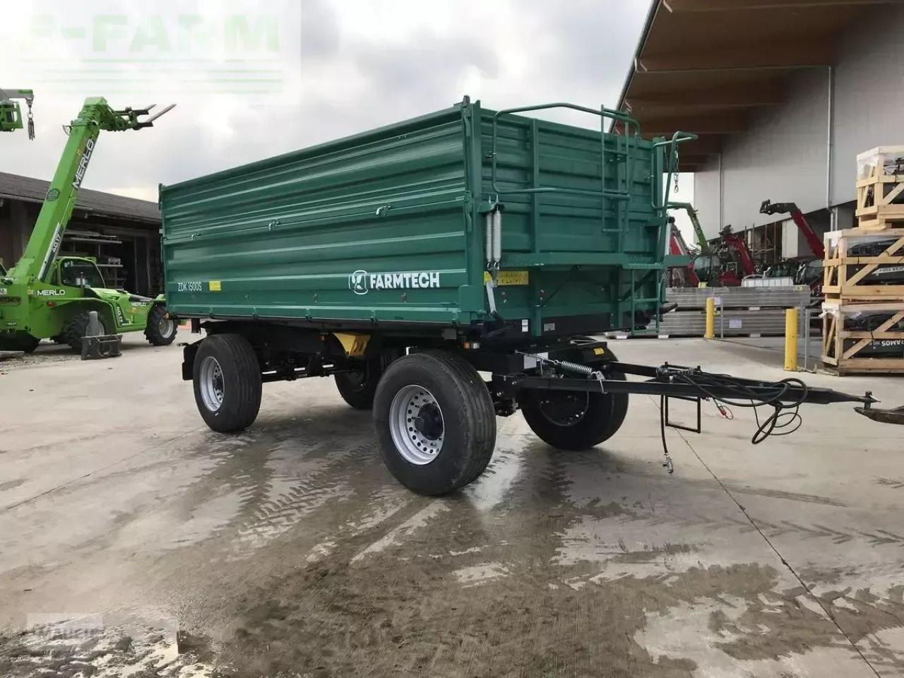 Farmtech zdk 1500 - Remolque volquete agrícola: foto 1 Farmtech zdk 1500 - Remolque volquete agrícola: foto 1