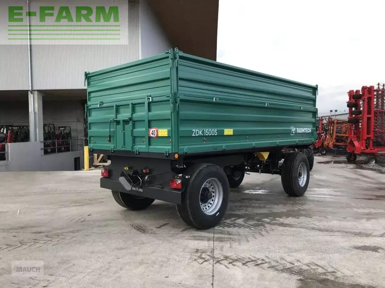 Farmtech zdk 1500 - Remolque volquete agrícola: foto 3 Farmtech zdk 1500 - Remolque volquete agrícola: foto 3