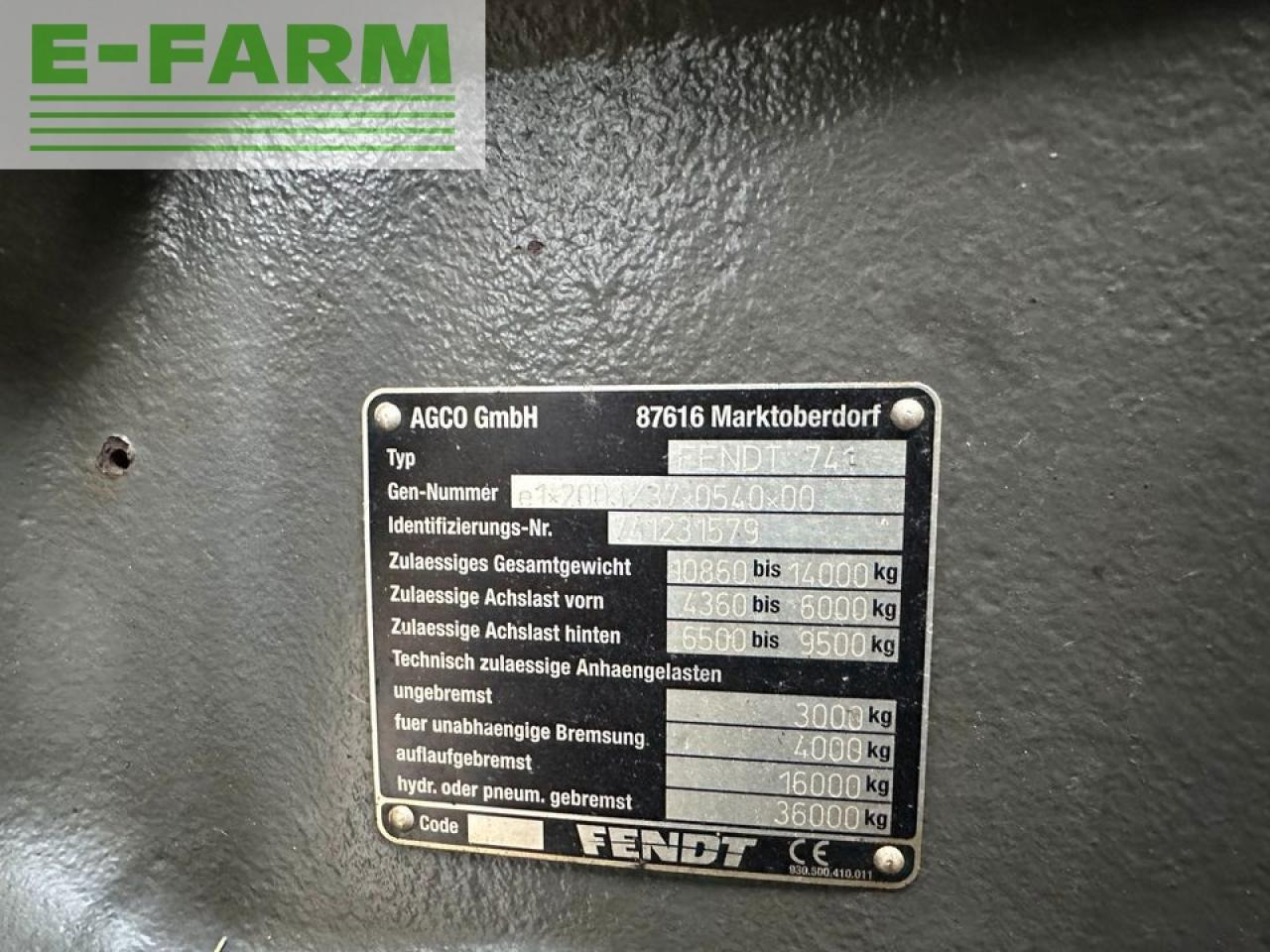 Tractor Fendt 720 Vario: foto 11 Tractor Fendt 720 Vario: foto 11