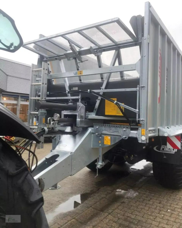 Fliegl asw190 mit k80 und nachlauflenkachse - Remolque volquete agrícola: foto 3 Fliegl asw190 mit k80 und nachlauflenkachse - Remolque volquete agrícola: foto 3
