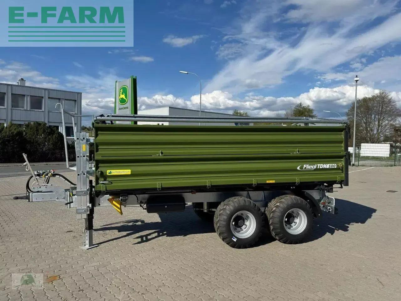Fliegl tdk 100vr fox tandem - Remolque volquete agrícola: foto 1 Fliegl tdk 100vr fox tandem - Remolque volquete agrícola: foto 1
