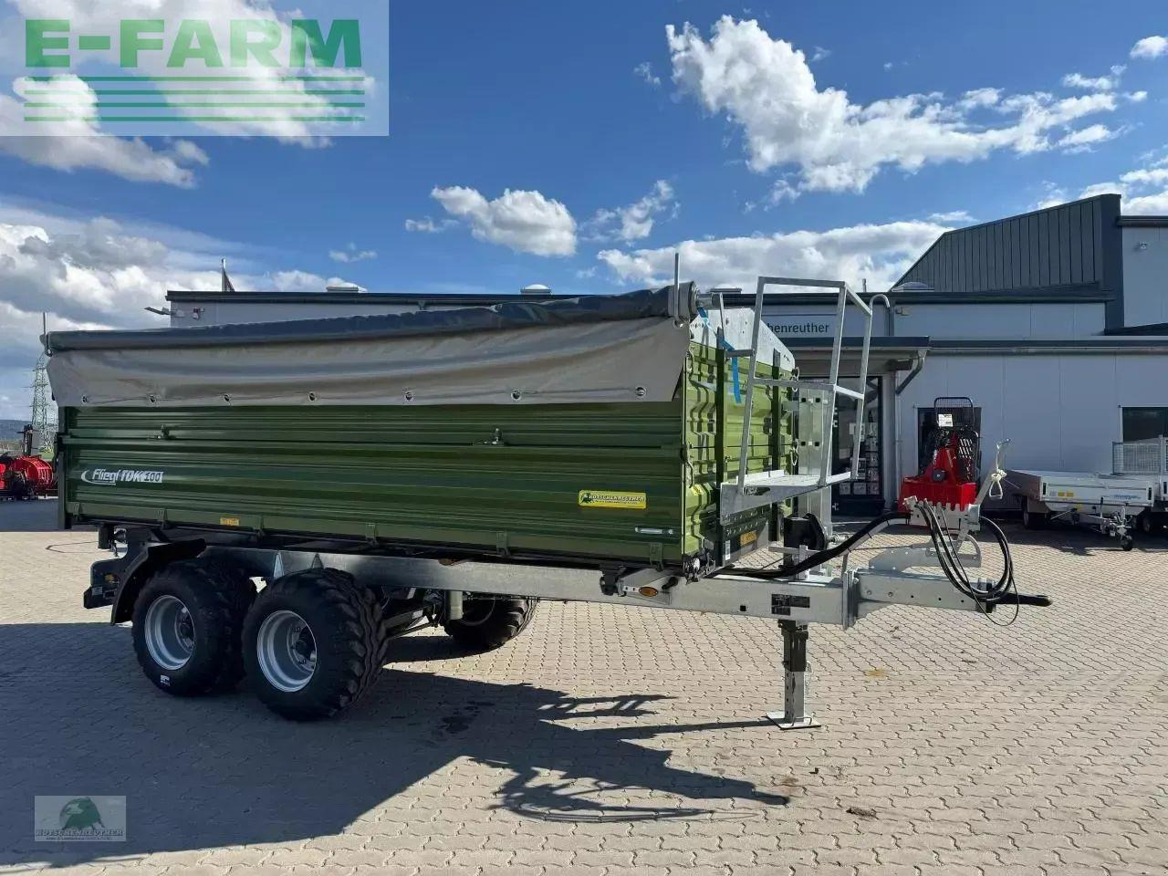 Fliegl tdk 100vr fox tandem - Remolque volquete agrícola: foto 5 Fliegl tdk 100vr fox tandem - Remolque volquete agrícola: foto 5