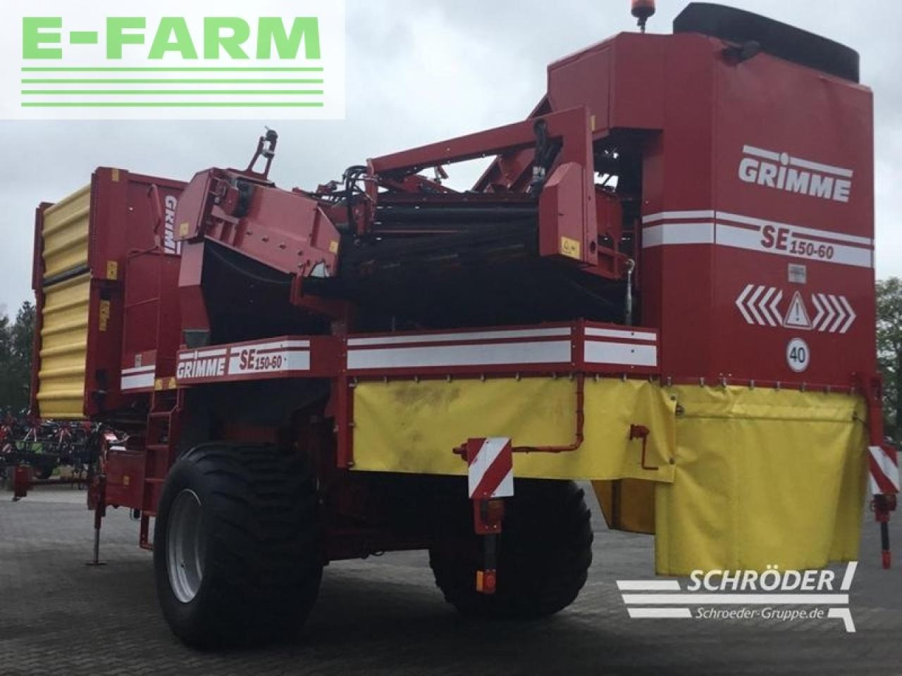 Grimme se 150-60 - Arrancadora de patatas: foto 4 Grimme se 150-60 - Arrancadora de patatas: foto 4