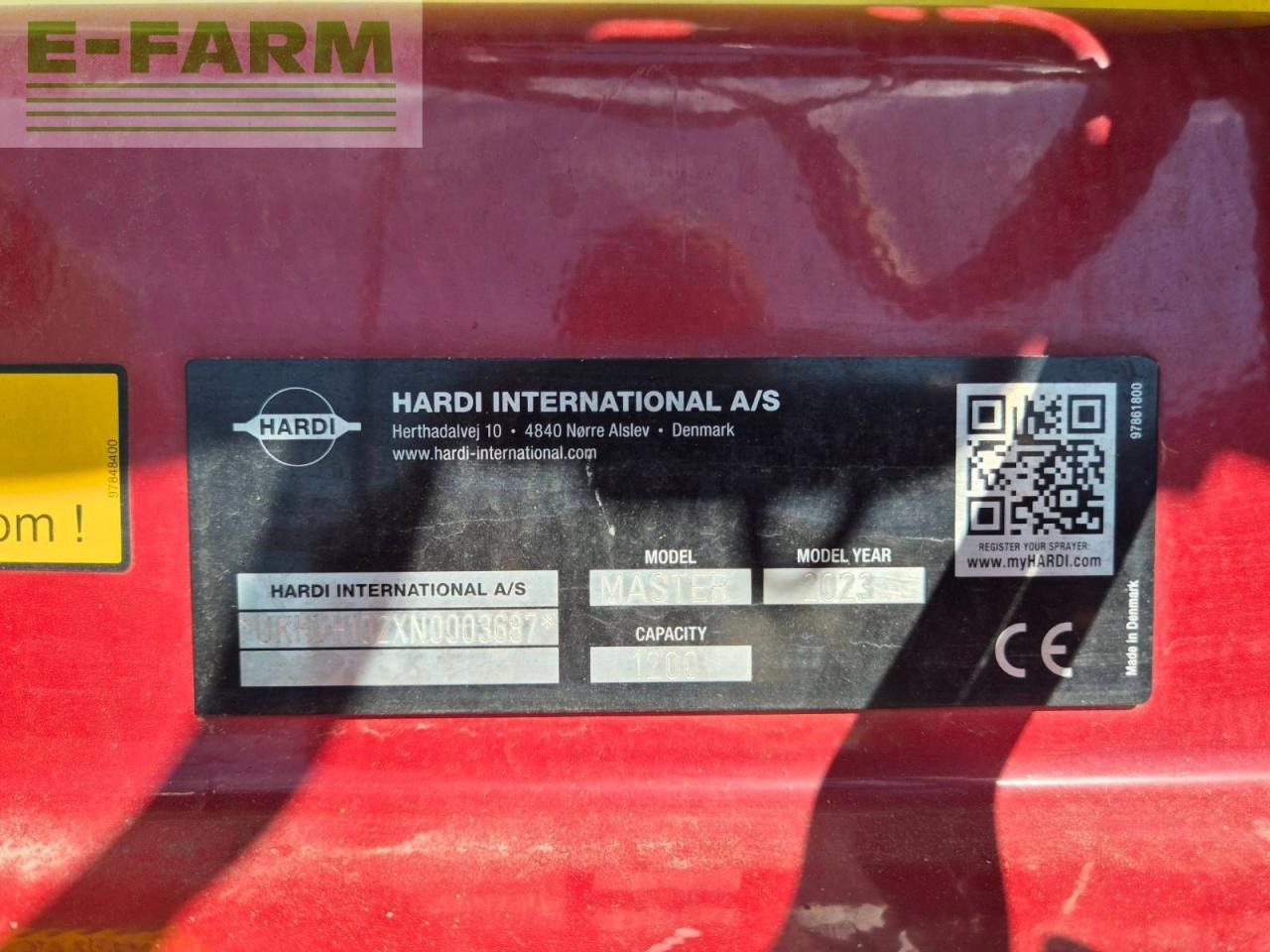 Hardi MASTER - Pulverizador arrastrado: foto 3 Hardi MASTER - Pulverizador arrastrado: foto 3