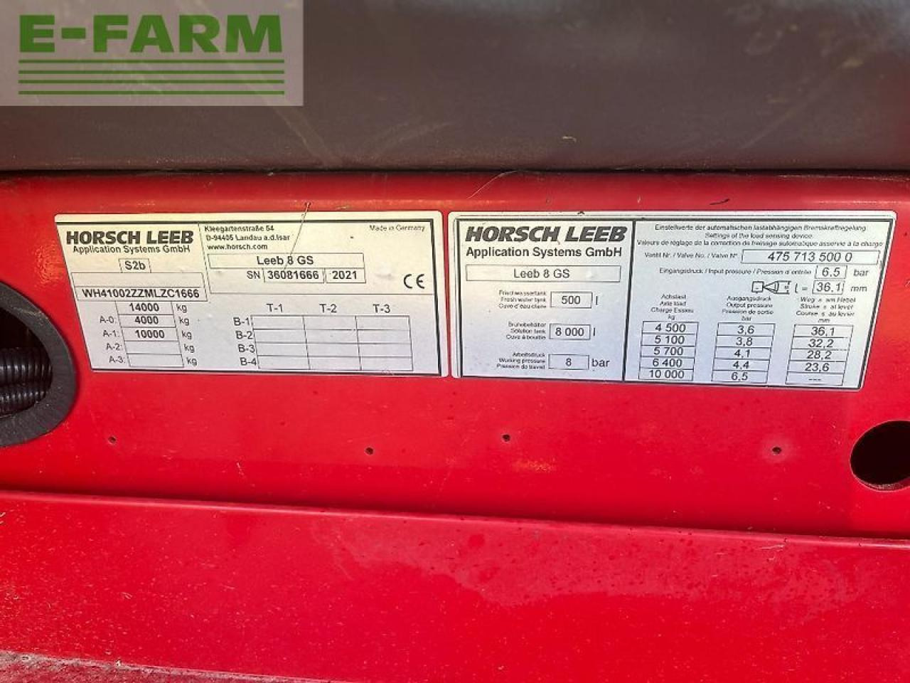 Horsch leeb 8 gs - Pulverizador arrastrado: foto 3 Horsch leeb 8 gs - Pulverizador arrastrado: foto 3