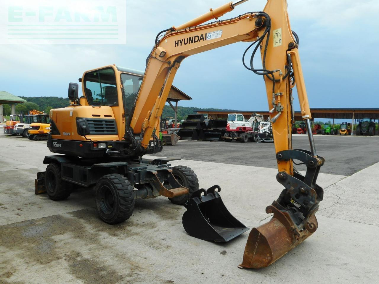 Hyundai robex 55 w-9 ( 5.560kg ) powertilt + straßenzula - Miniexcavadora: foto 5 Hyundai robex 55 w-9 ( 5.560kg ) powertilt + straßenzula - Miniexcavadora: foto 5