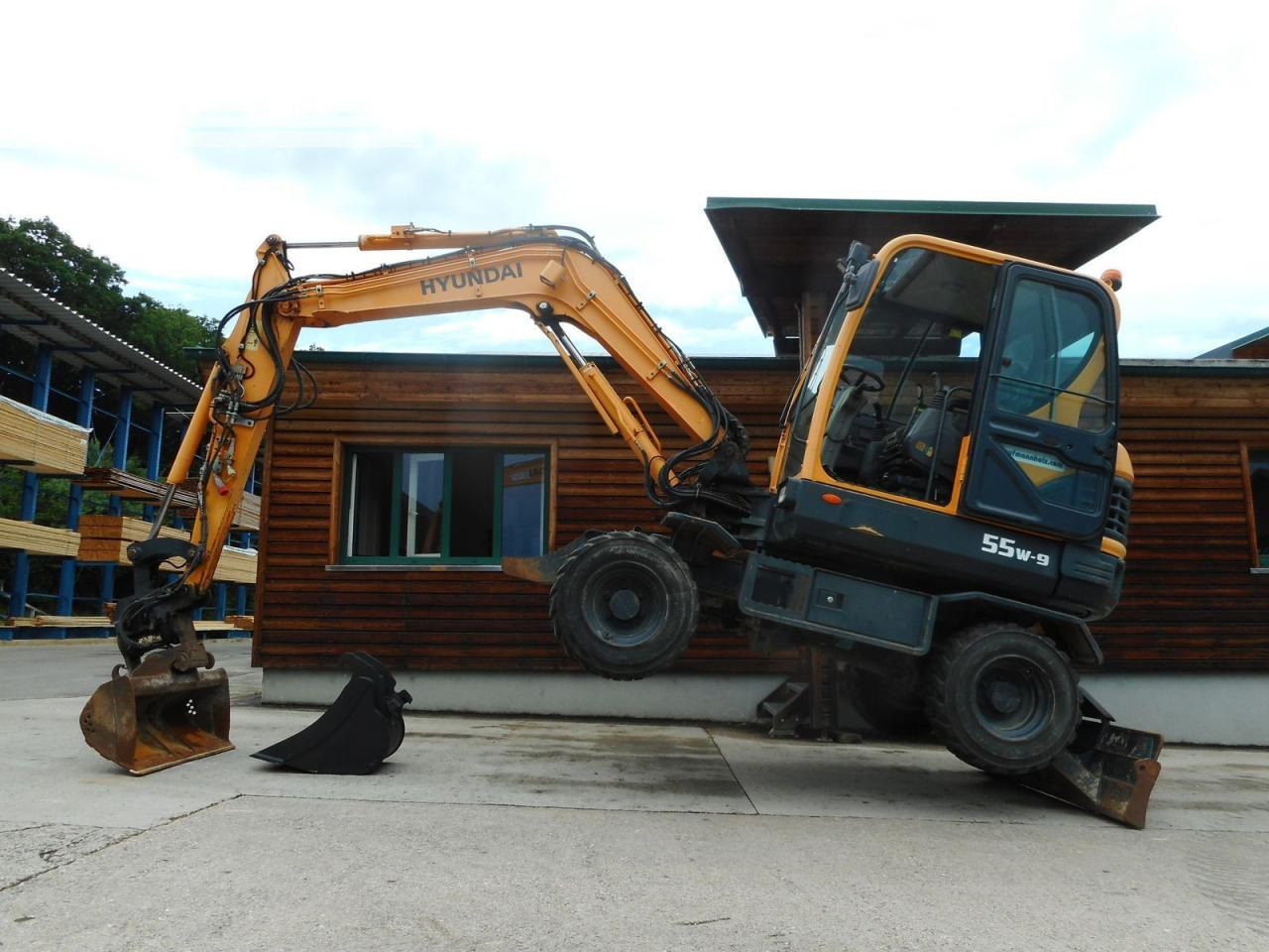 Miniexcavadora Hyundai robex 55 w-9 ( 5.560kg ) powertilt + straßenzula: foto 20
