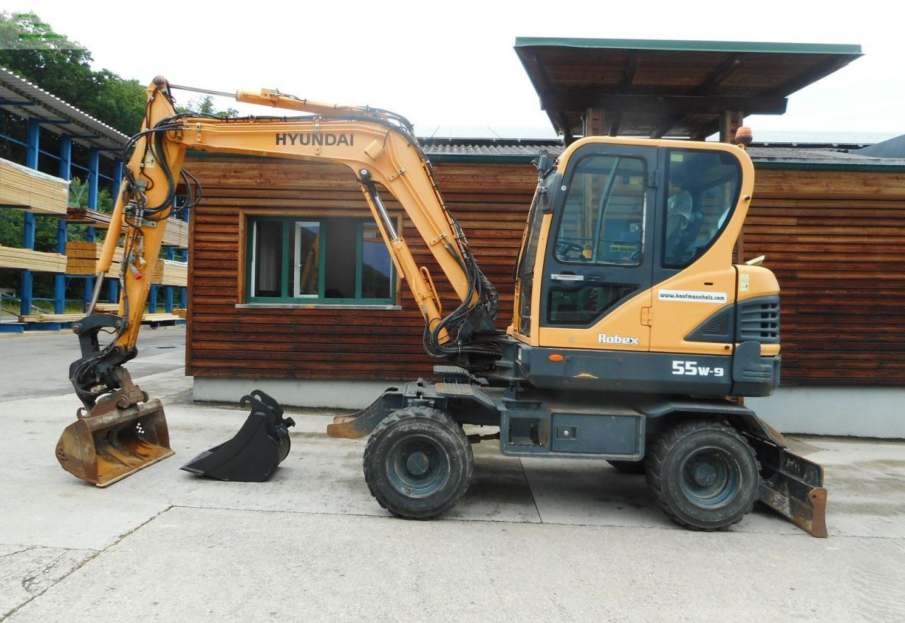 Hyundai robex 55 w-9 ( 5.560kg ) powertilt + straßenzula - Miniexcavadora: foto 1 Hyundai robex 55 w-9 ( 5.560kg ) powertilt + straßenzula - Miniexcavadora: foto 1