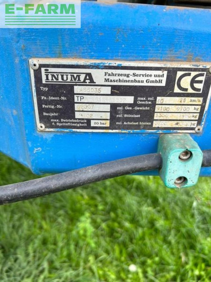 Inuma ias 5032 - Pulverizador arrastrado: foto 5 Inuma ias 5032 - Pulverizador arrastrado: foto 5