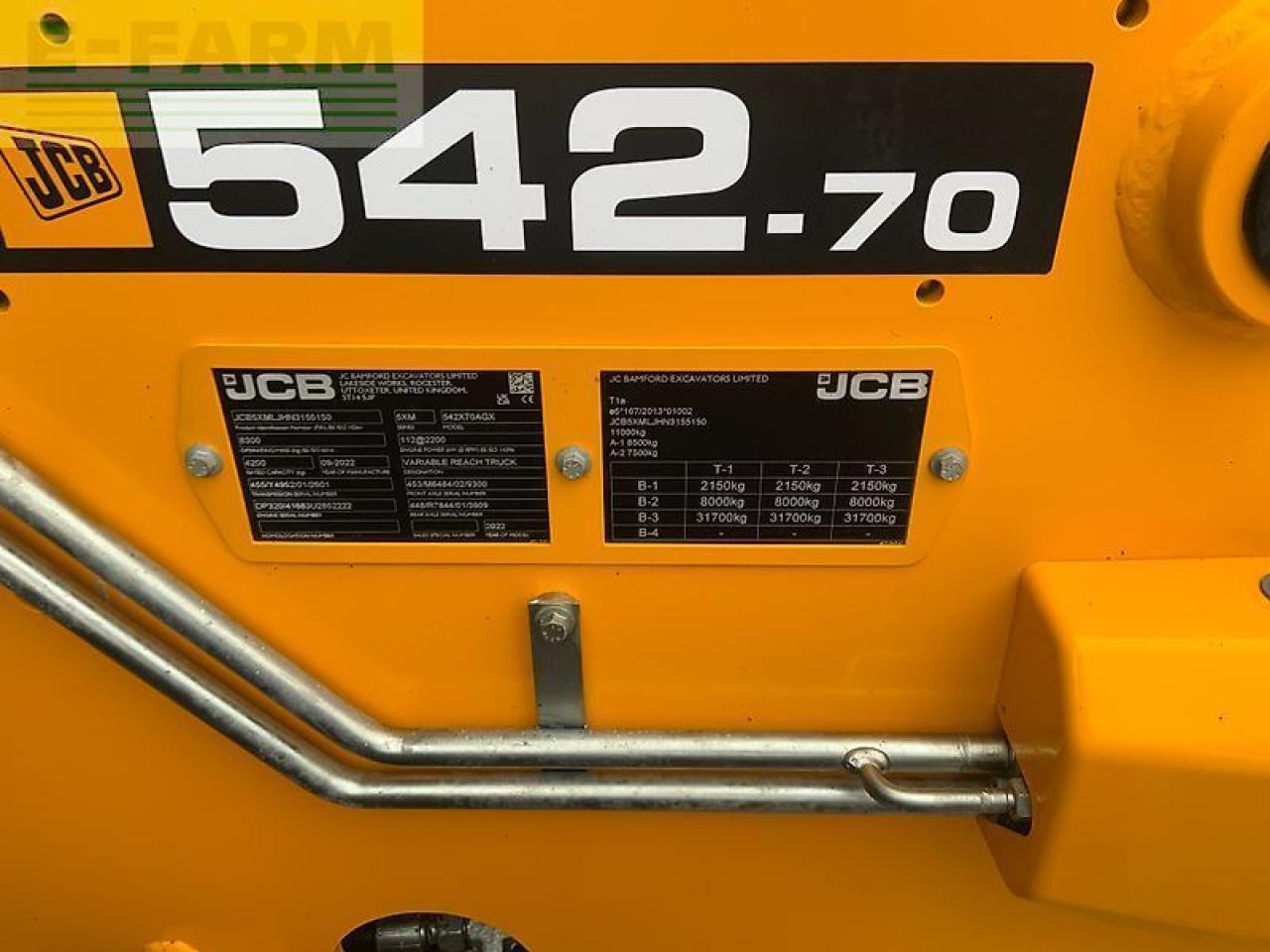 Miniexcavadora JCB 542-70 agri xtra telehandler (st23537): foto 16 Miniexcavadora JCB 542-70 agri xtra telehandler (st23537): foto 16