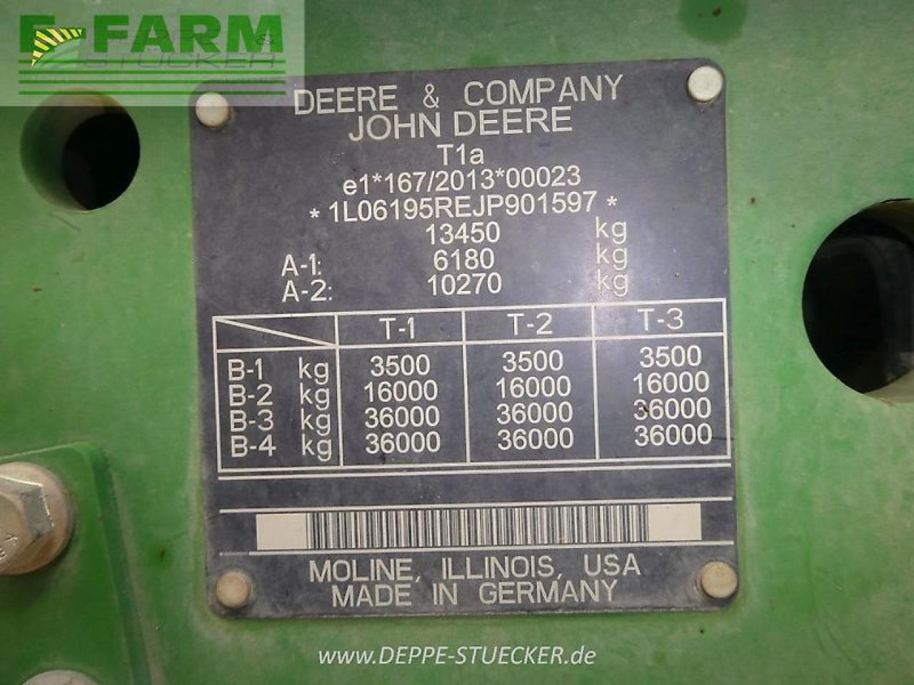 Tractor John Deere 6195r: foto 26