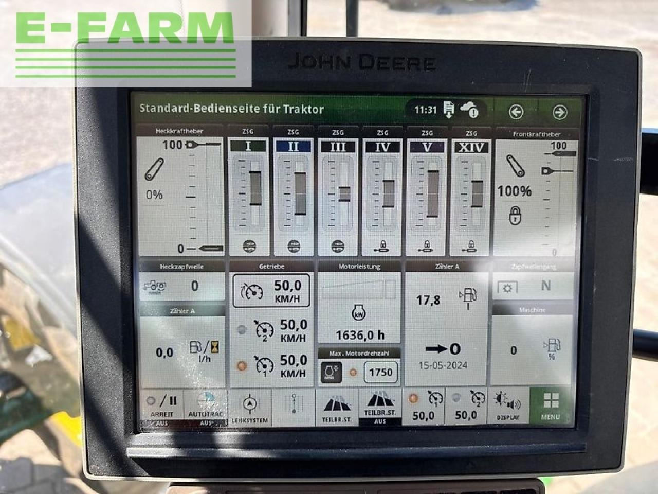Tractor John Deere 6250r: foto 11
