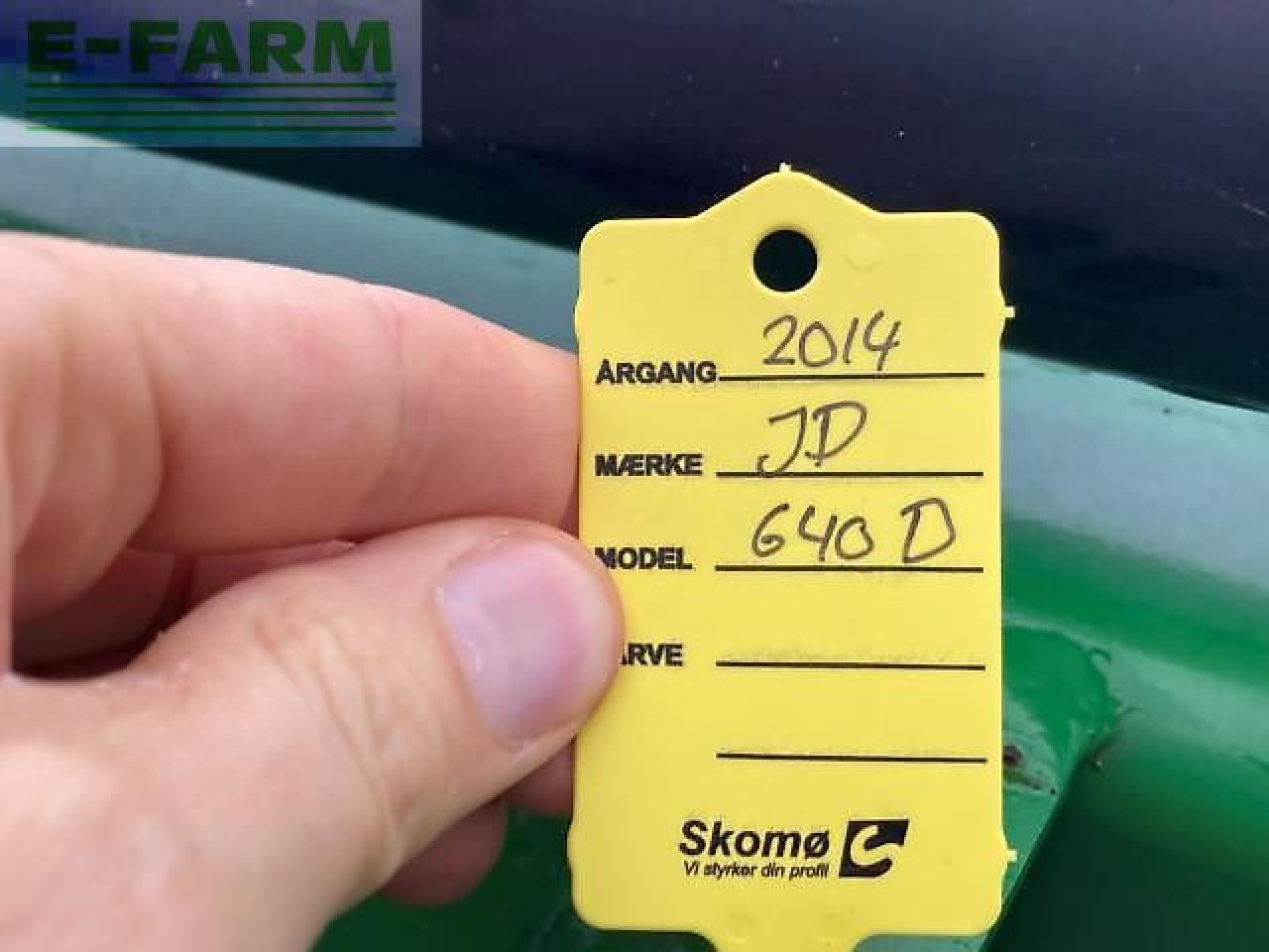 Accesorios para cosechadoras de forraje John Deere 640d: foto 10