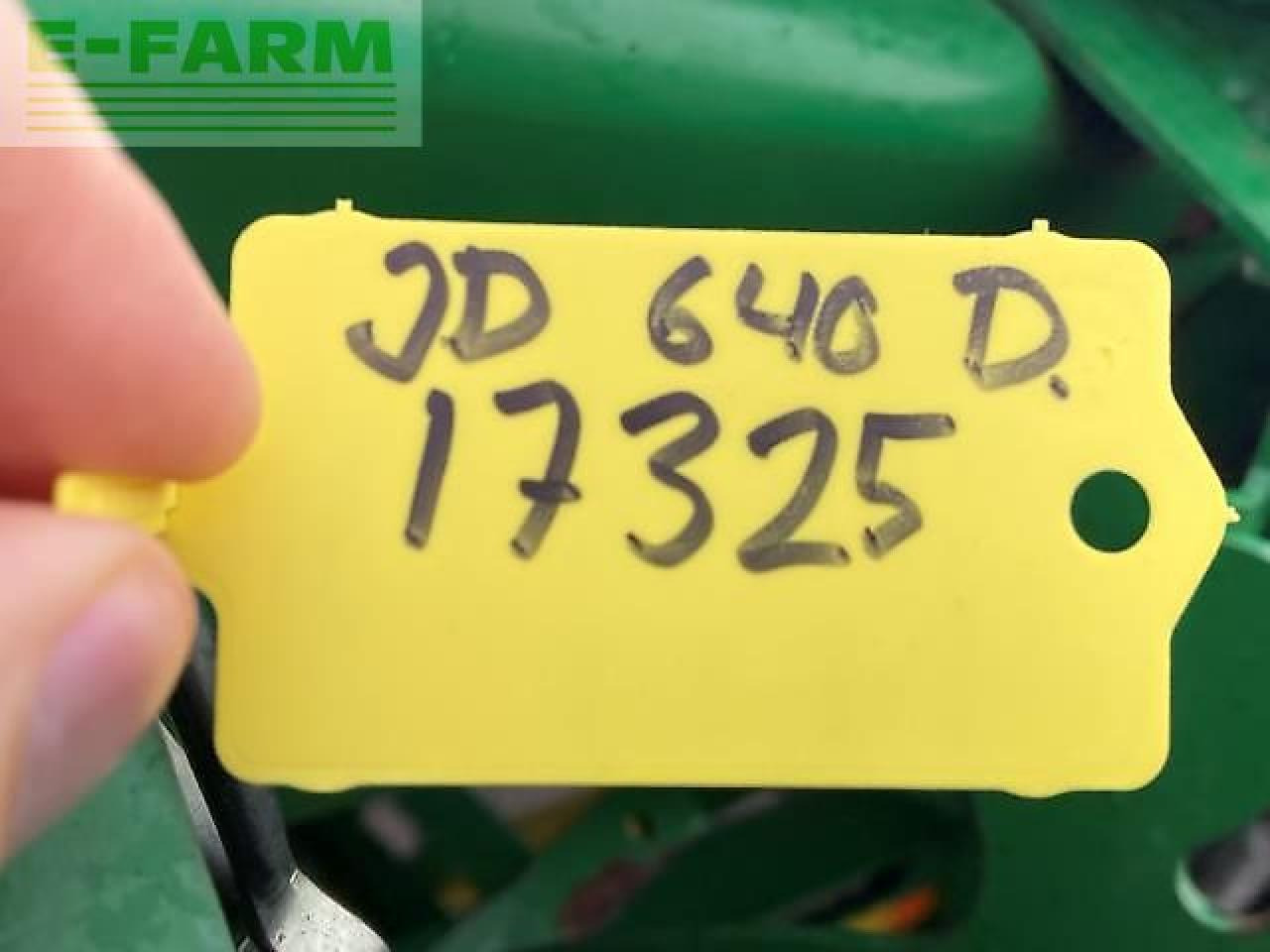 Accesorios para cosechadoras de forraje John Deere 640d: foto 9