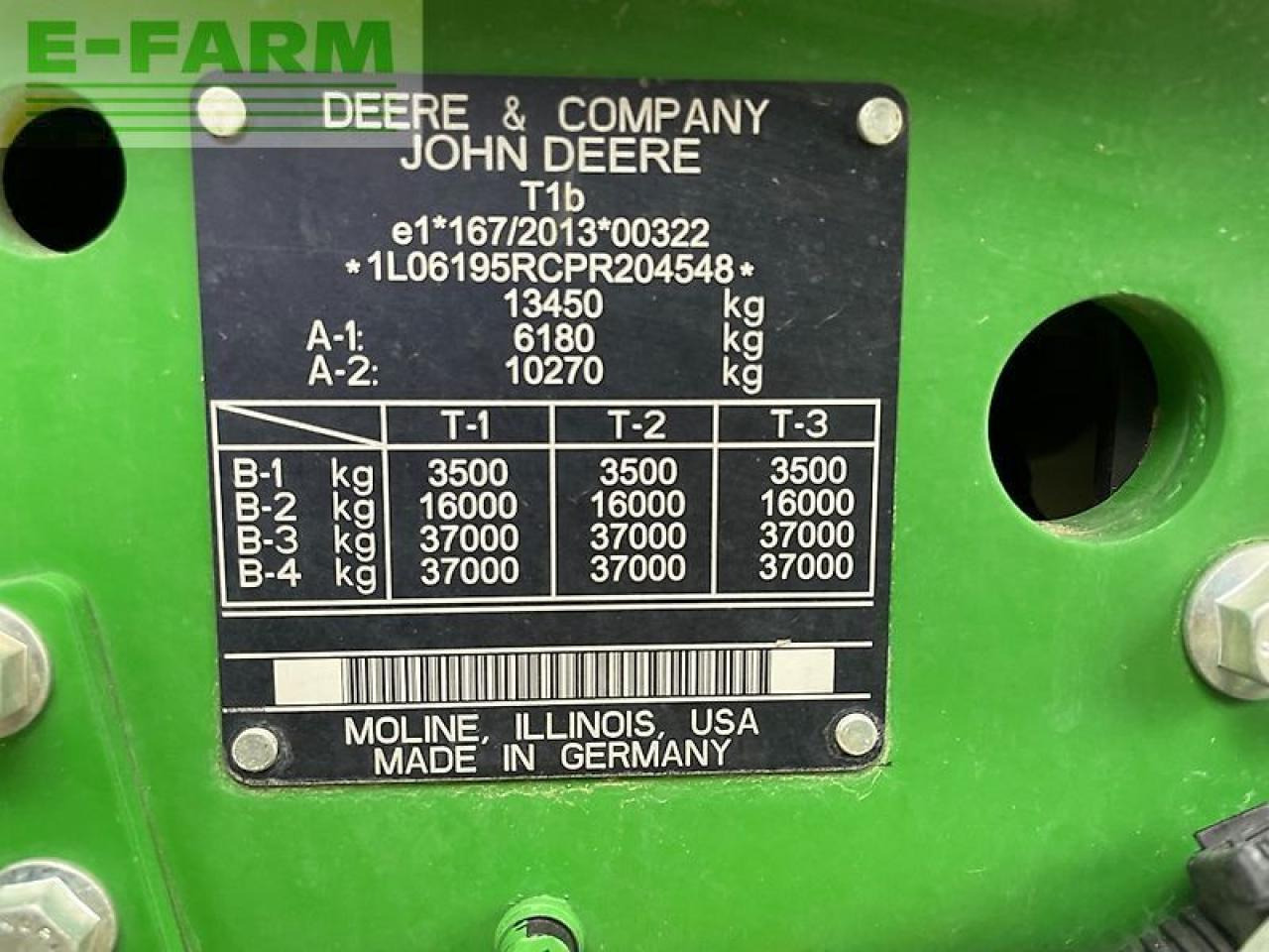 Tractor John Deere 6r195 garantie bis 13.12.26: foto 26