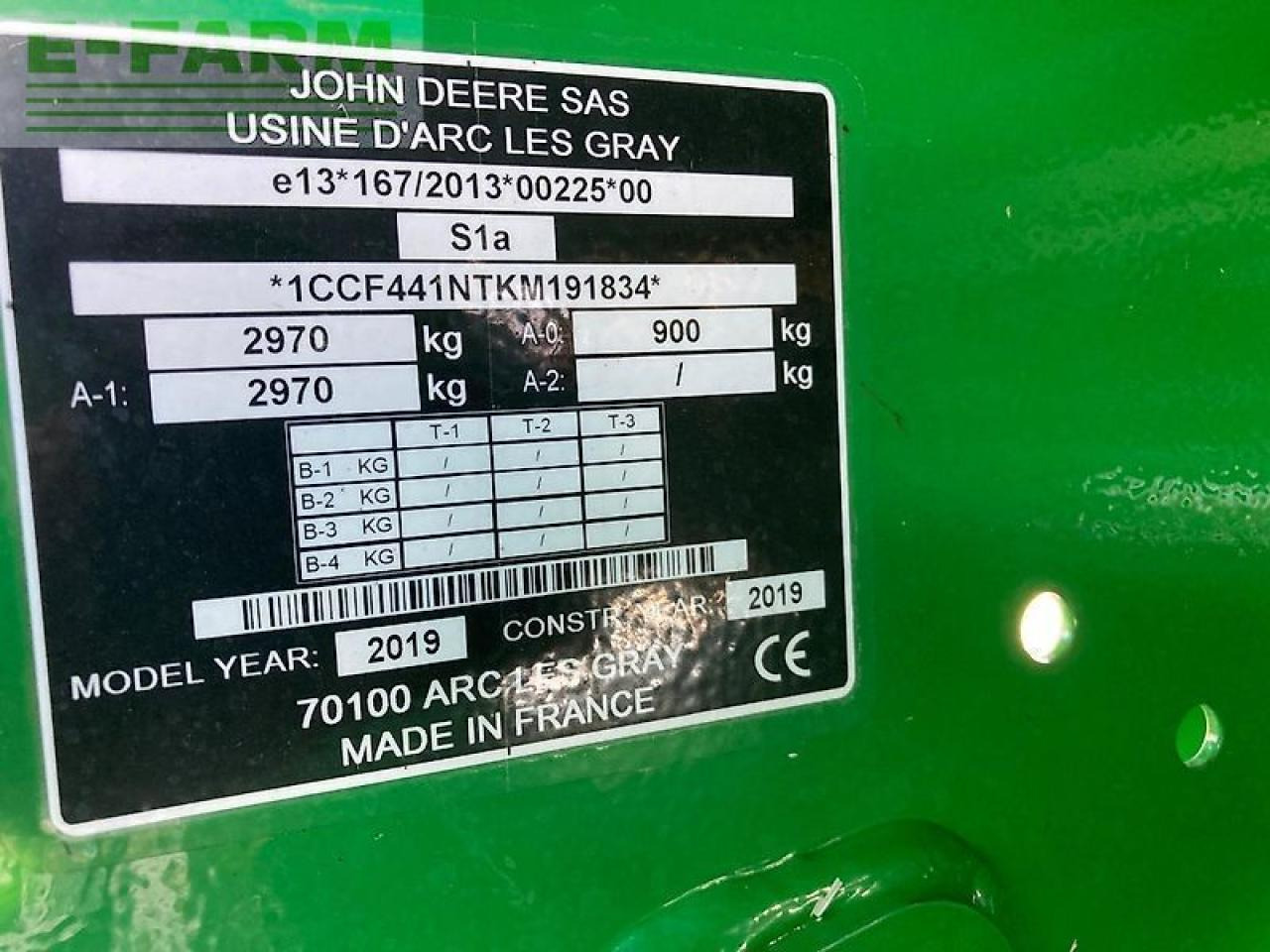 Empacadora de pacas cuadradas John Deere f441 n mc: foto 21