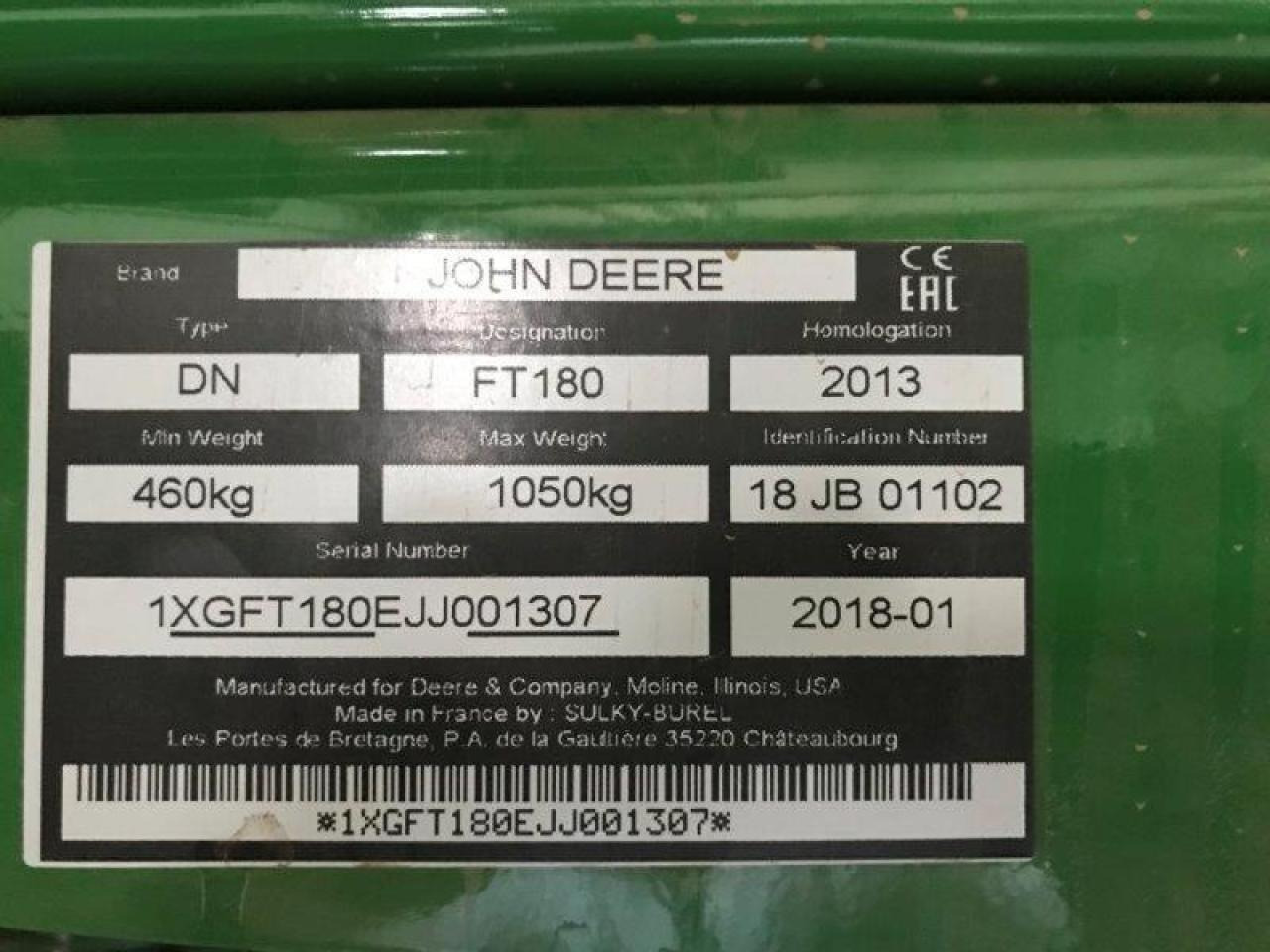 John Deere ft180 - Combinado de siembra: foto 3 John Deere ft180 - Combinado de siembra: foto 3