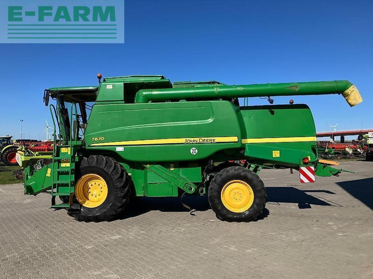 Cosechadora de granos John Deere t670: foto 9 Cosechadora de granos John Deere t670: foto 9