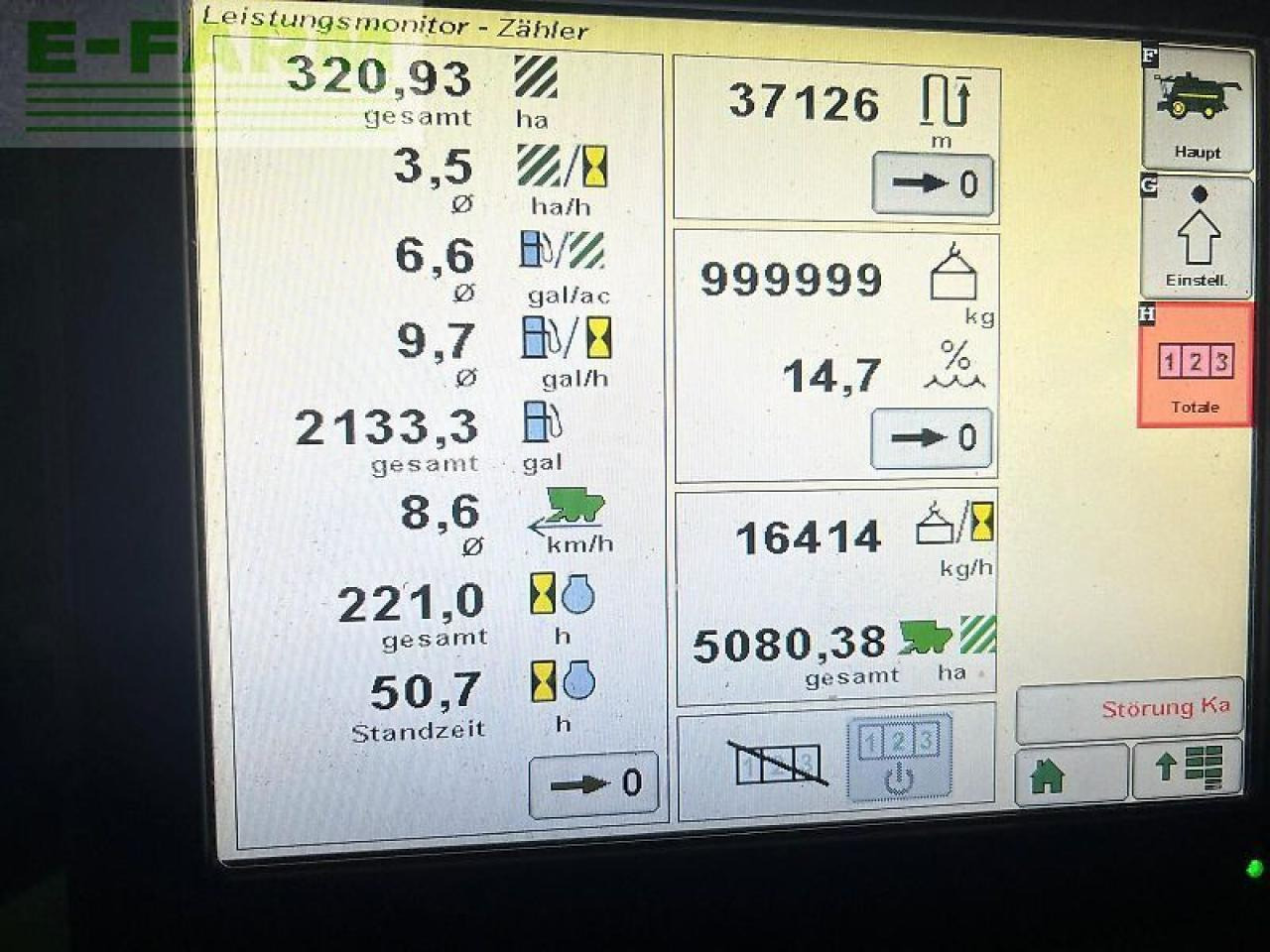 Cosechadora de granos John Deere t670: foto 9