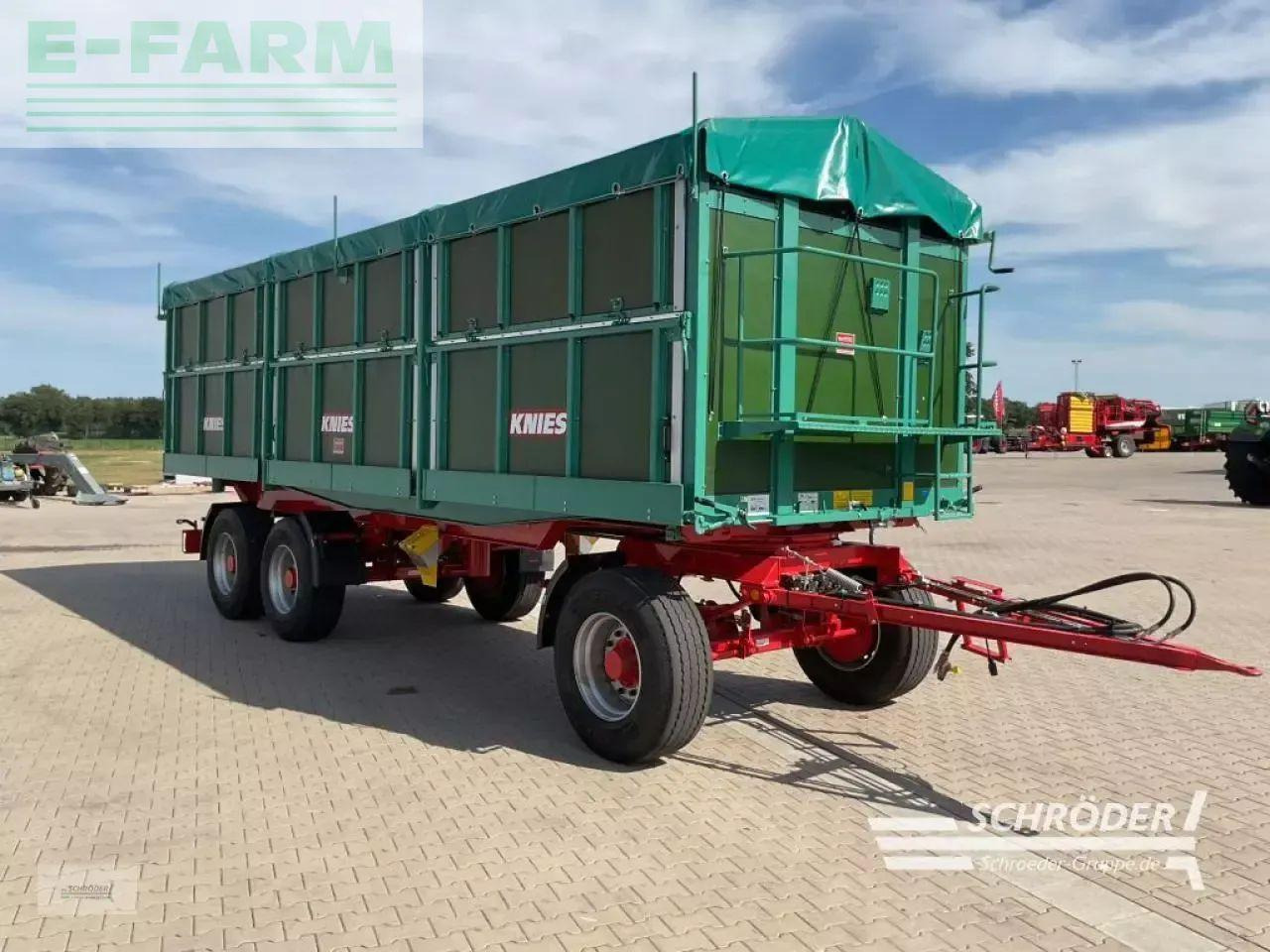 Knies dreiseitenkipper - kd 240 - Remolque volquete agrícola: foto 2 Knies dreiseitenkipper - kd 240 - Remolque volquete agrícola: foto 2