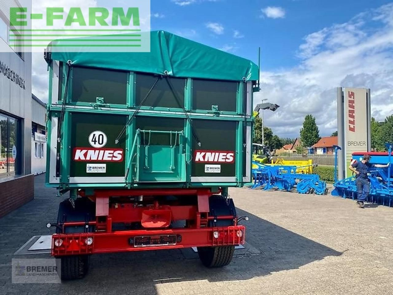 Knies kd 180 - Remolque volquete agrícola: foto 2 Knies kd 180 - Remolque volquete agrícola: foto 2