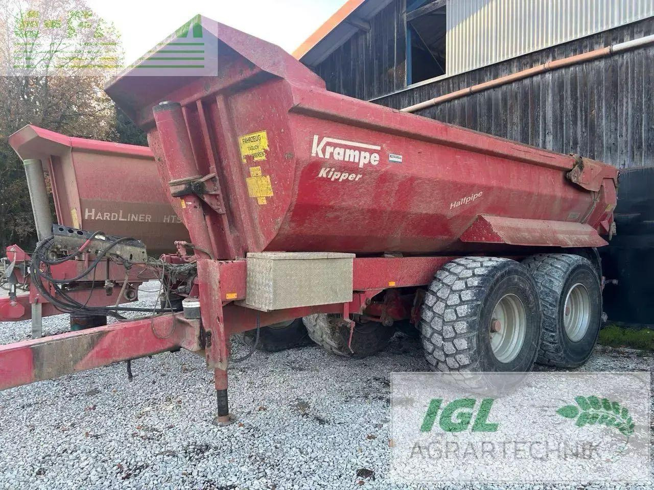 Krampe halfpipe hp 20 - Remolque volquete agrícola: foto 2 Krampe halfpipe hp 20 - Remolque volquete agrícola: foto 2