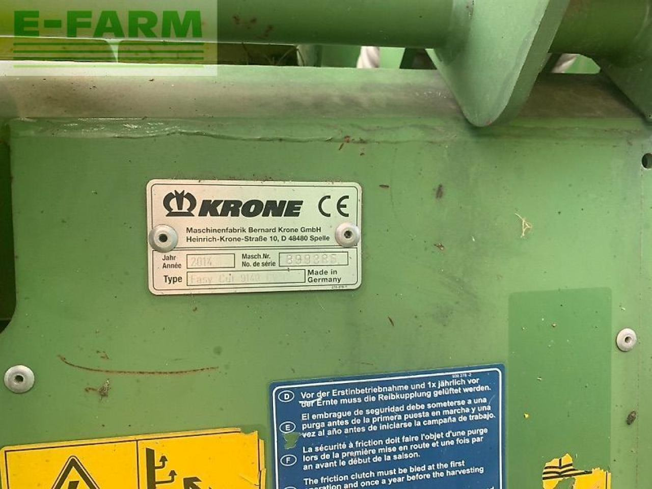 Krone easy cut 9140 cv - Segadora: foto 3 Krone easy cut 9140 cv - Segadora: foto 3