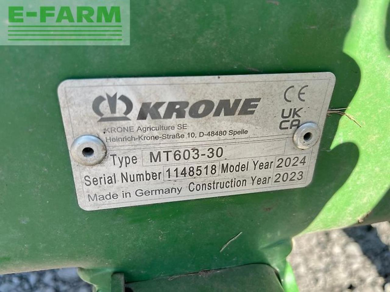 Krone ec b 870 - Segadora: foto 3 Krone ec b 870 - Segadora: foto 3