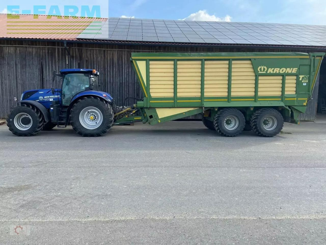Krone tx 460 häcksel transportwagen zwangslenkung kratzboden - Remolque volquete agrícola: foto 1 Krone tx 460 häcksel transportwagen zwangslenkung kratzboden - Remolque volquete agrícola: foto 1