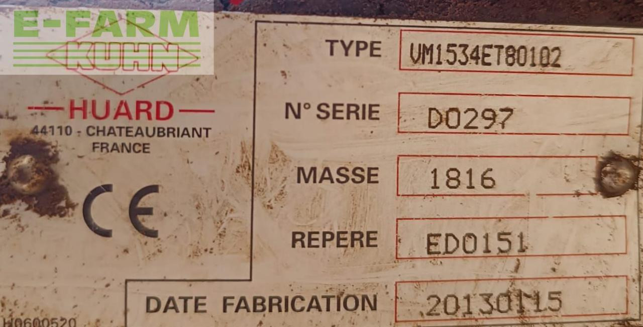 Kuhn Varimaster 153 4et+1 - Arado: foto 5 Kuhn Varimaster 153 4et+1 - Arado: foto 5