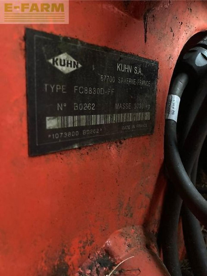 Kuhn fc 8830 d - Segadora: foto 3 Kuhn fc 8830 d - Segadora: foto 3