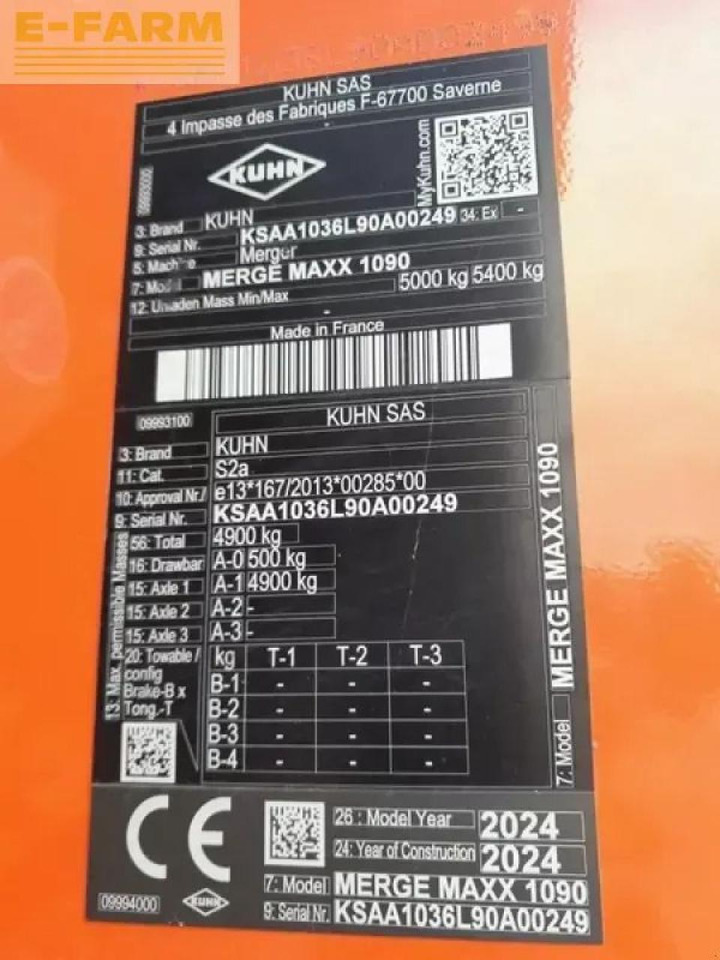 Kuhn merge maxx 1090 - Henificadora: foto 5 Kuhn merge maxx 1090 - Henificadora: foto 5